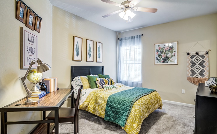 the collective at auburn luxury off campus cottage apartments near auburn university huge private bedrooms plush bedroom carpeting